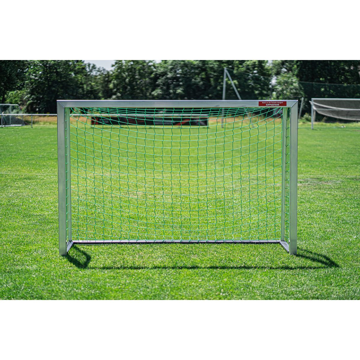 Minitor (Streetball) 180 x 120 cm, freistehend, EN 16579, vollverschweißt, mit Players-Protect und Antikipp-Bodenverankerung – Produktfoto 3