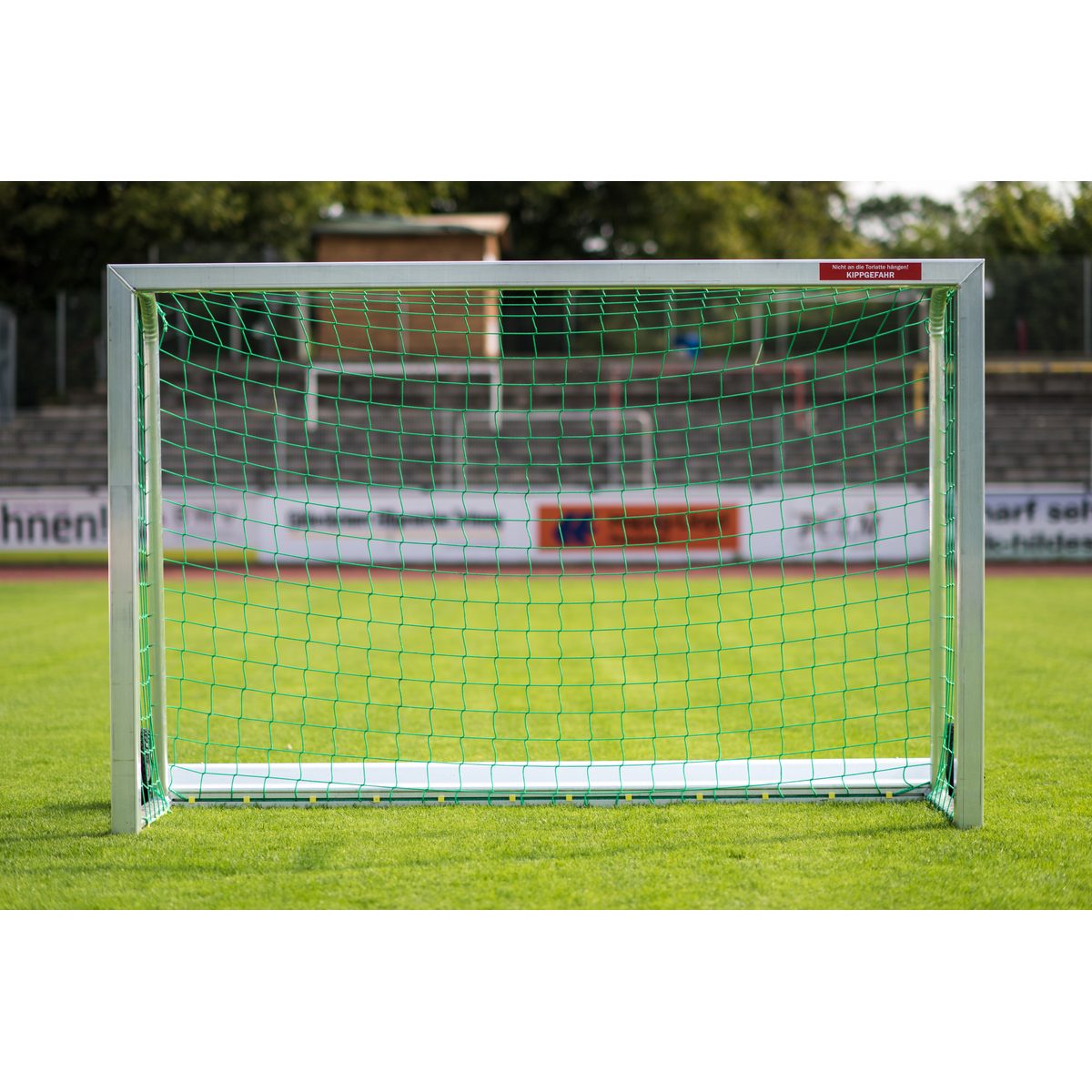 Safety-Mini-Tor freistehend, vollverschweißt, 240x160 cm, zur Sandbefüllung, mit Transportrollen – Produktfoto 3