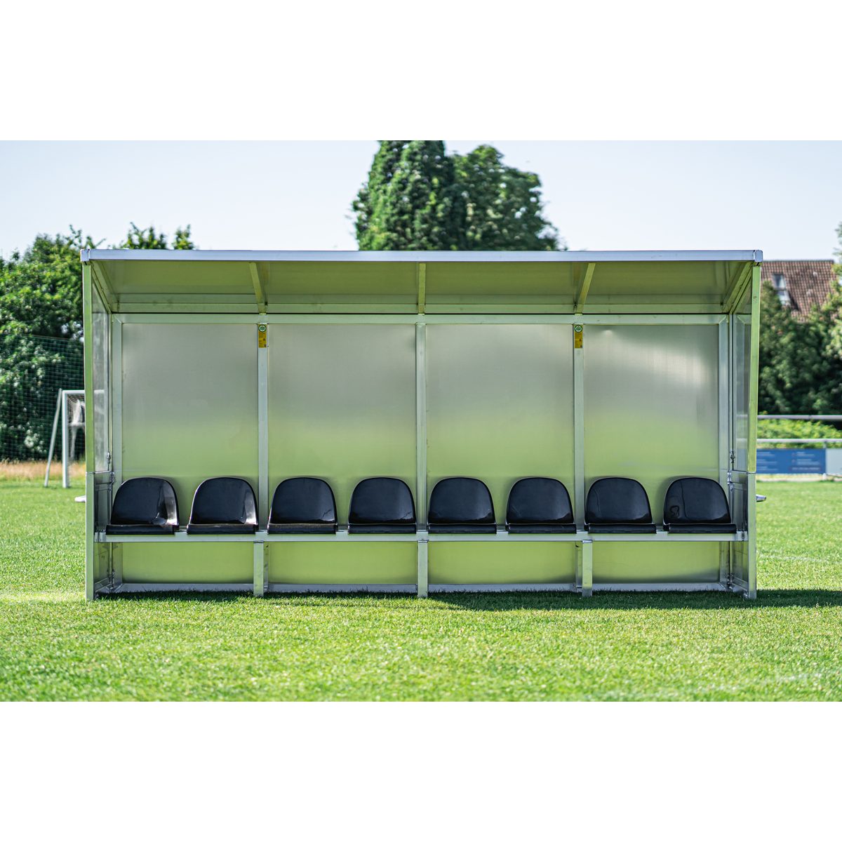 Spielerkabine Super, 4,0 m breit, 8 Sitze – Produktfoto 3