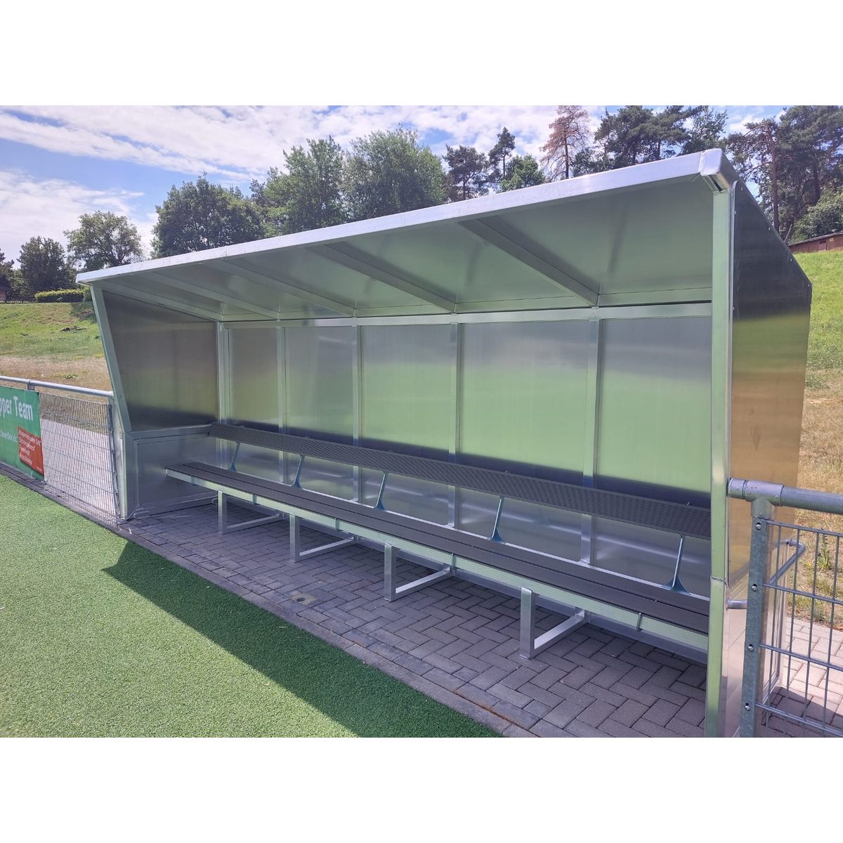 Spielerkabine Super, 5,0 m breit, 10 Sitze – Produktfoto 3