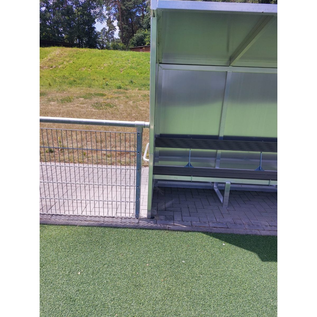 Spielerkabine Super, 5,0 m breit, 10 Sitze – Produktfoto 4