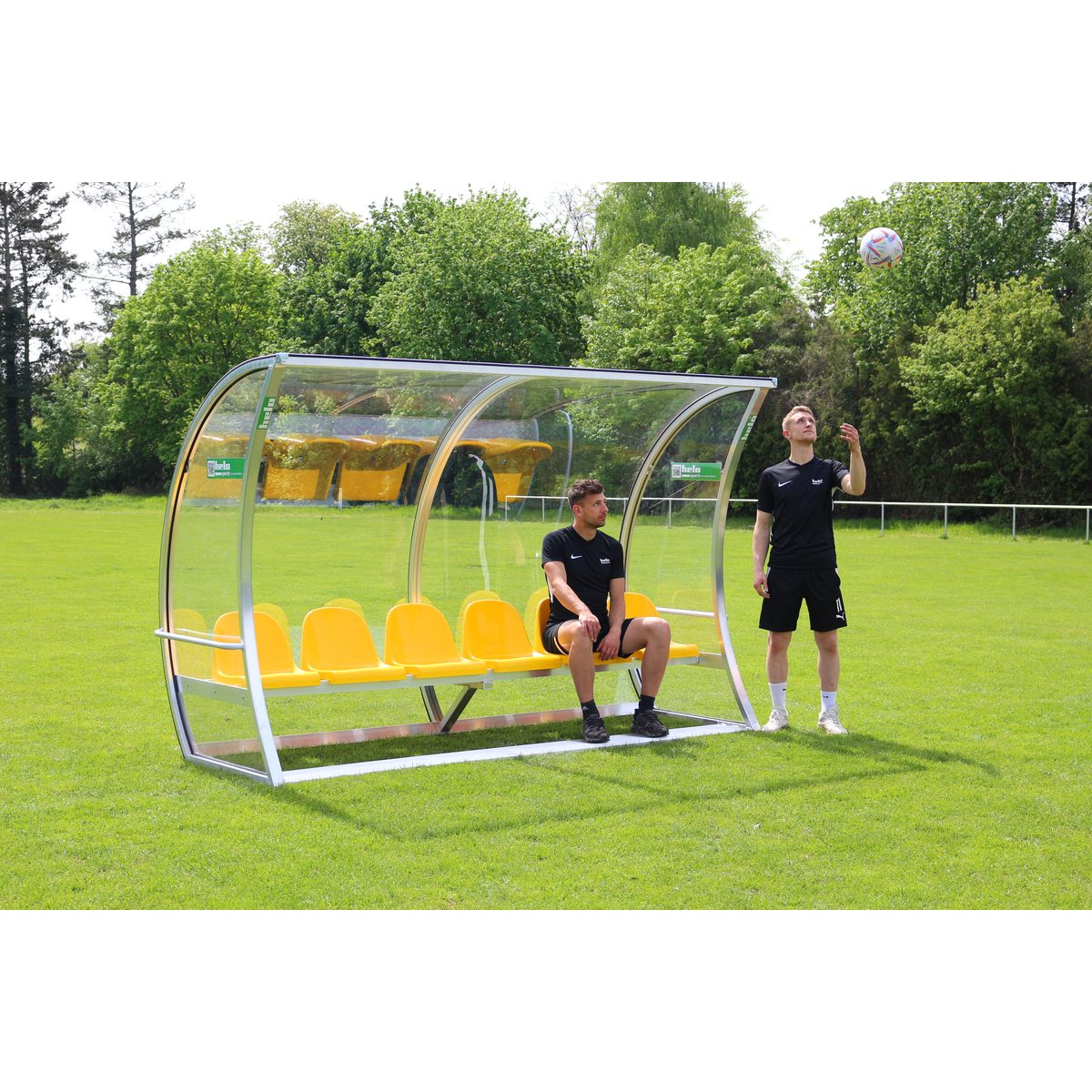 Spielerkabine Exklusiv, 3,0 m breit – 6 Sitze – Produktfoto 2
