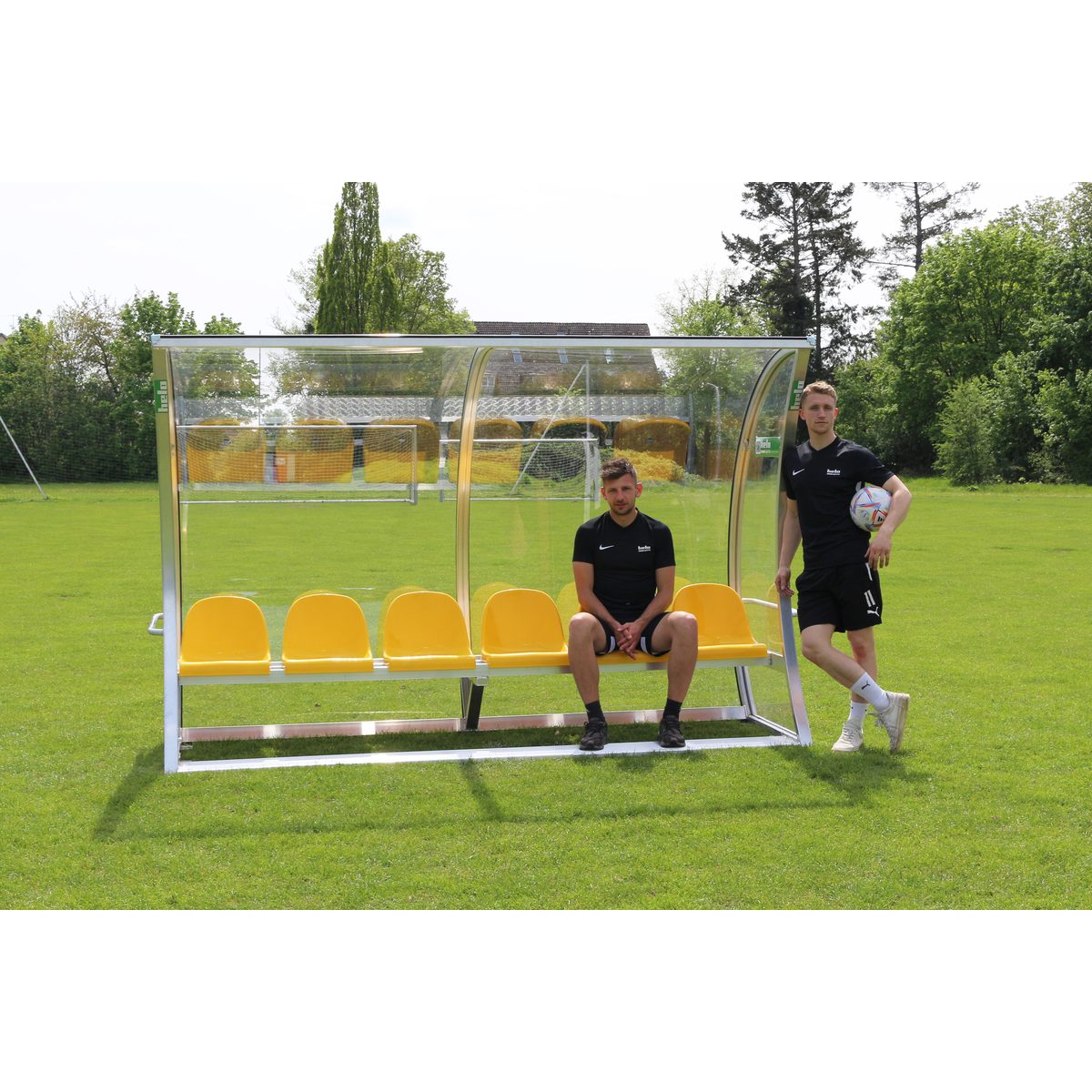 Spielerkabine Exklusiv, 3,0 m breit – 6 Sitze – Produktfoto 3