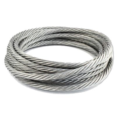 Stahldraht-Seil, 4 mm (mit Mantel) – Produktfoto