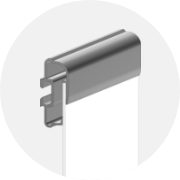 Bandenwerbe-Element für vorhandene Barriere, mit Alu-Werbebandenprofil Premium – Produktfoto 3