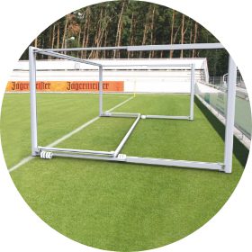 Schwenktor 5 x 2 m, Profil 120x100mm, feststehend, – Produktfoto