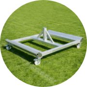 Fahrbares Untergestell für Kopfballpendel 2-armig – Produktfoto