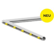 Bodenrahmen "Robust" Alu-Achteckprofil, für 5x2m Tore – Produktfoto