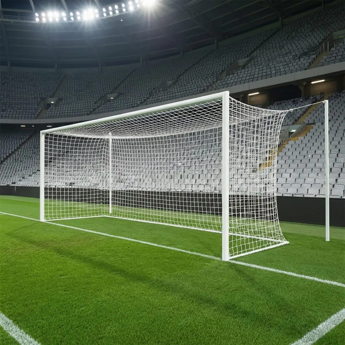 Fußballtore auf dem Platz